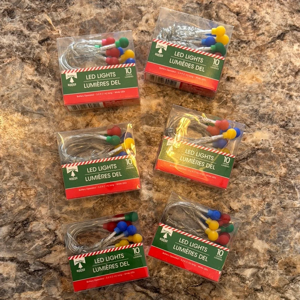 Holiday LED Lights- Set of 6